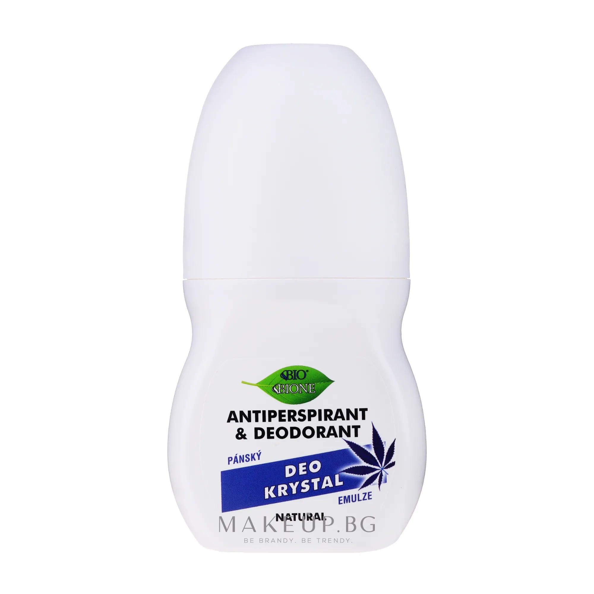 Prirodni roll-on dezodorans za muškarce s konopljom – 80 ml, bez aluminija i parabena