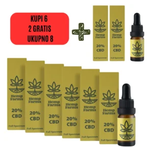 CBD ulje Full Spectrum – Super Combo 6 x 20% (12000mg)