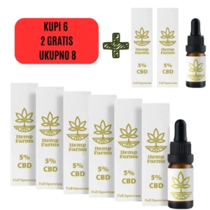 CBD Ulje Full Spectrum – Super Combo 6 x 5% (3000mg)
