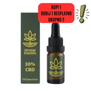 CBD ulje Hemp Farms 30%, 10 ml, Full Spectrum