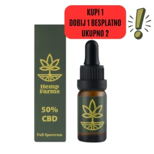 CBD ulje Hemp Farms 50%, 10 ml. Full Spectrum