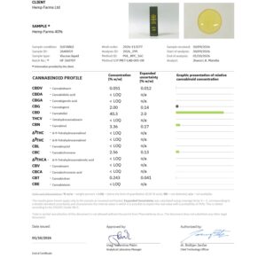 CBD ulje Hemp Farms 40%, 10 ml. Full Spectrum